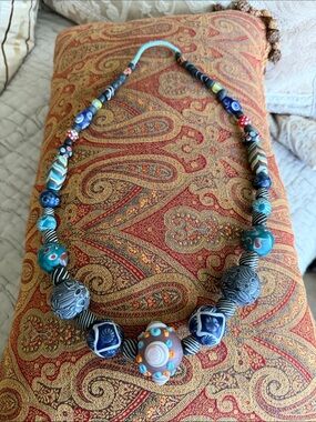 Trading beads Vietnamese handmade artwork each bead is canvas of artistry